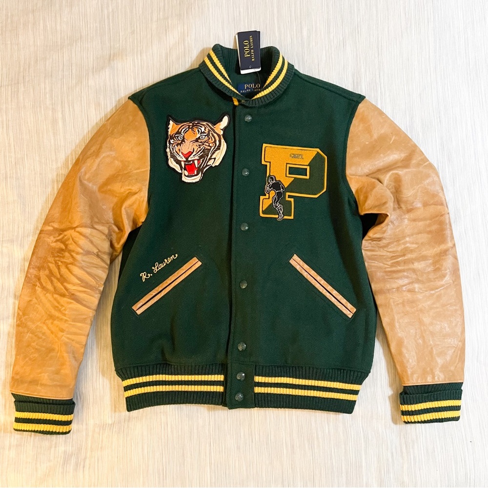Polo Ralph Lauren Letterman TIGER Varsity Jacket- Limited Edition 🔥🔥🔥😳 - Picture 2 of 15